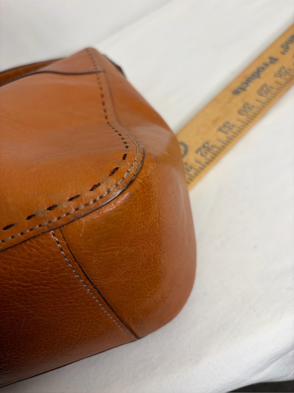 Vintage Fossil Sedona Tan Leather Crossbody Bag - Picture 16 of 16